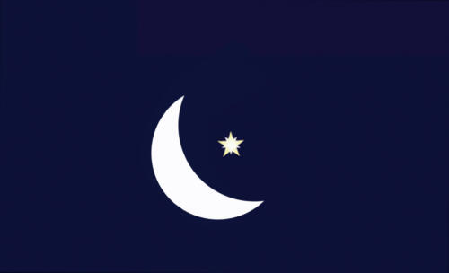 Crescent and star